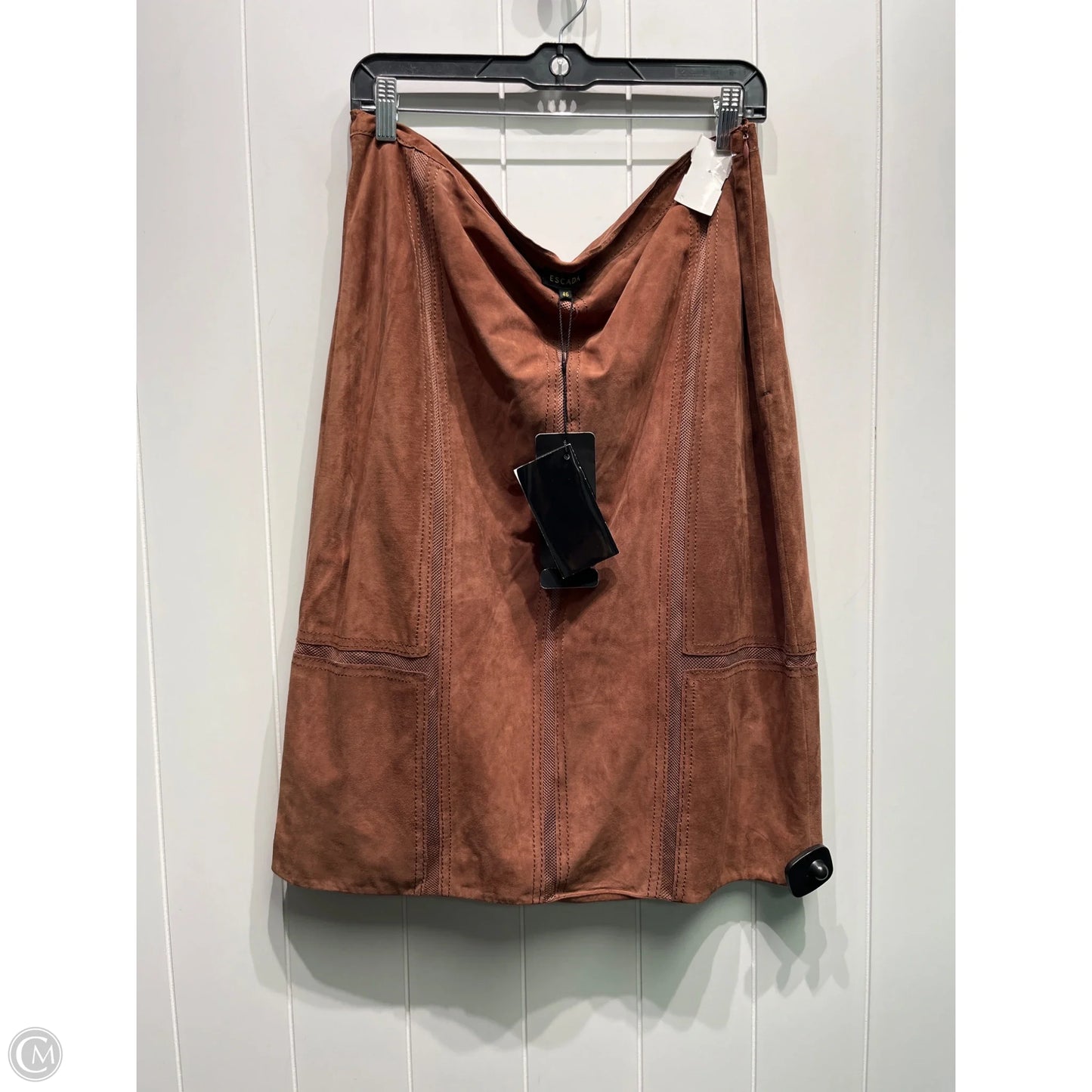 Skirt Designer By Escada In Brown, Size: 0