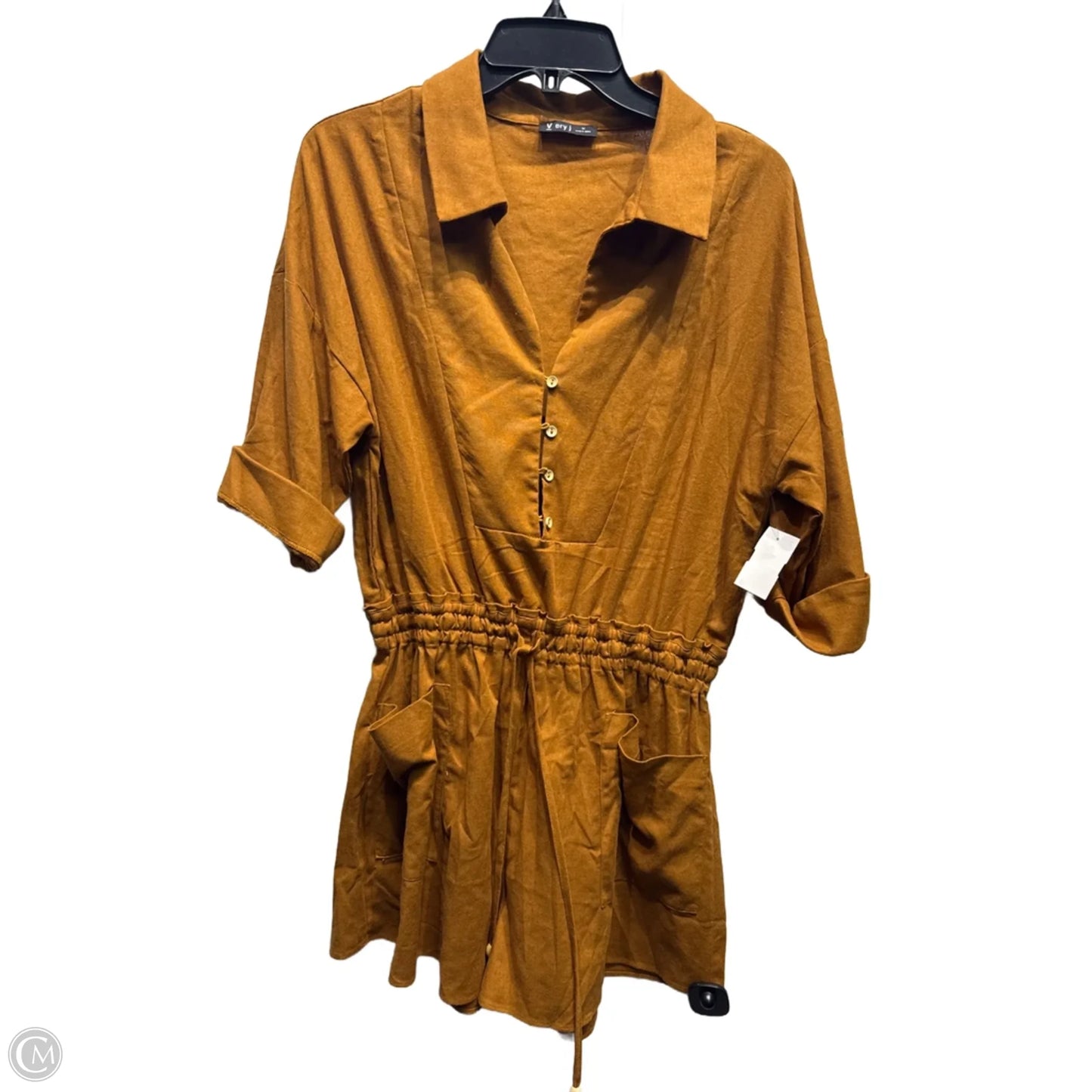 Romper By Very J In Tan, Size: M