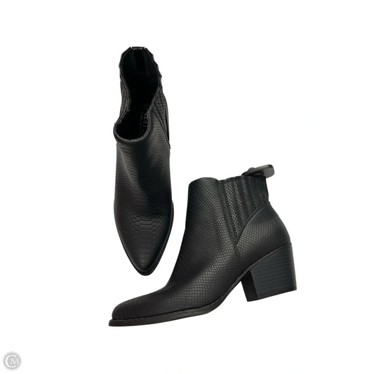 Boots Ankle Heels By Ana In Black, Size: 6.5