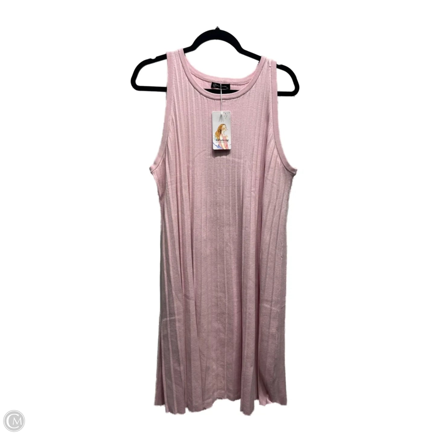 Dress Work By Prettygarden In Mauve, Size: Xxl