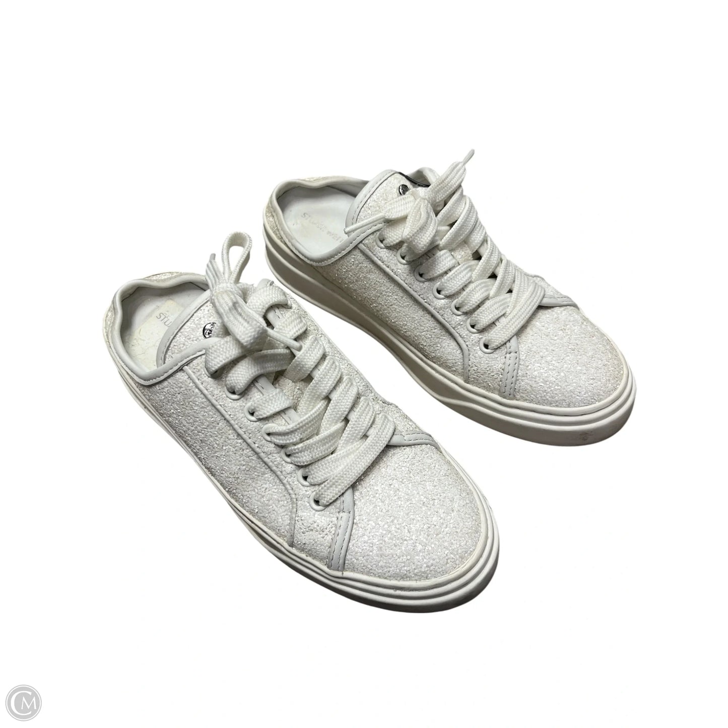 Shoes Designer By Stuart Weitzman In White, Size: 5