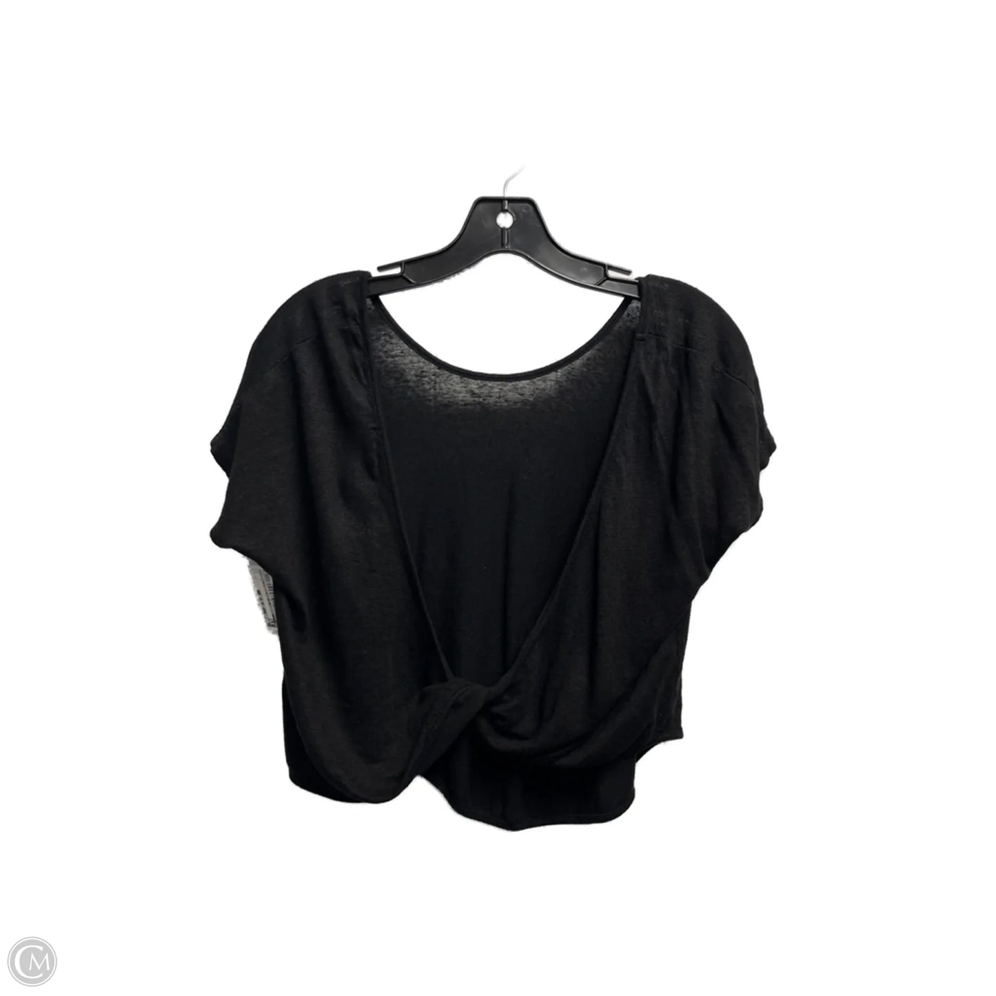 Top Short Sleeve By Young Fabulous & Broke In Black, Size: M