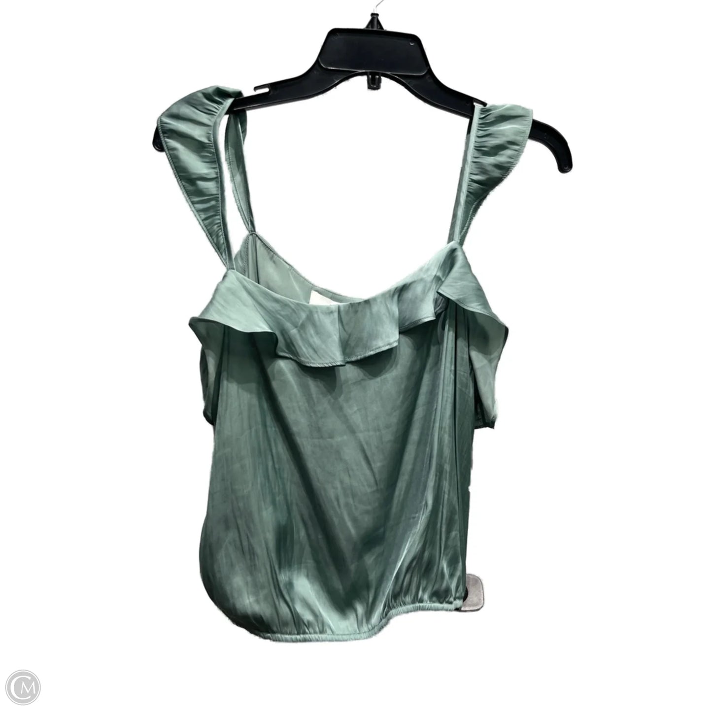 Top Sleeveless By Astr In Green, Size: L
