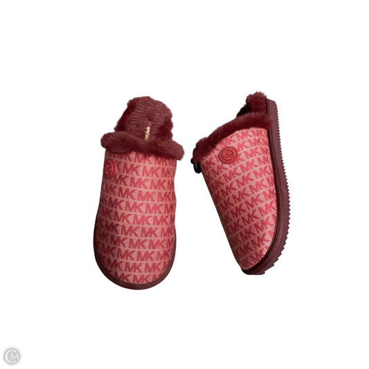 Shoes Designer By Michael Kors In Maroon, Size: 9