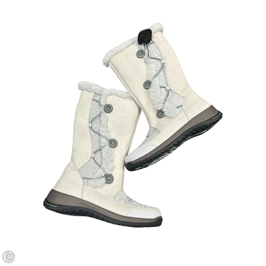 Boots Knee Flats By Jambu In Grey, Size: 9