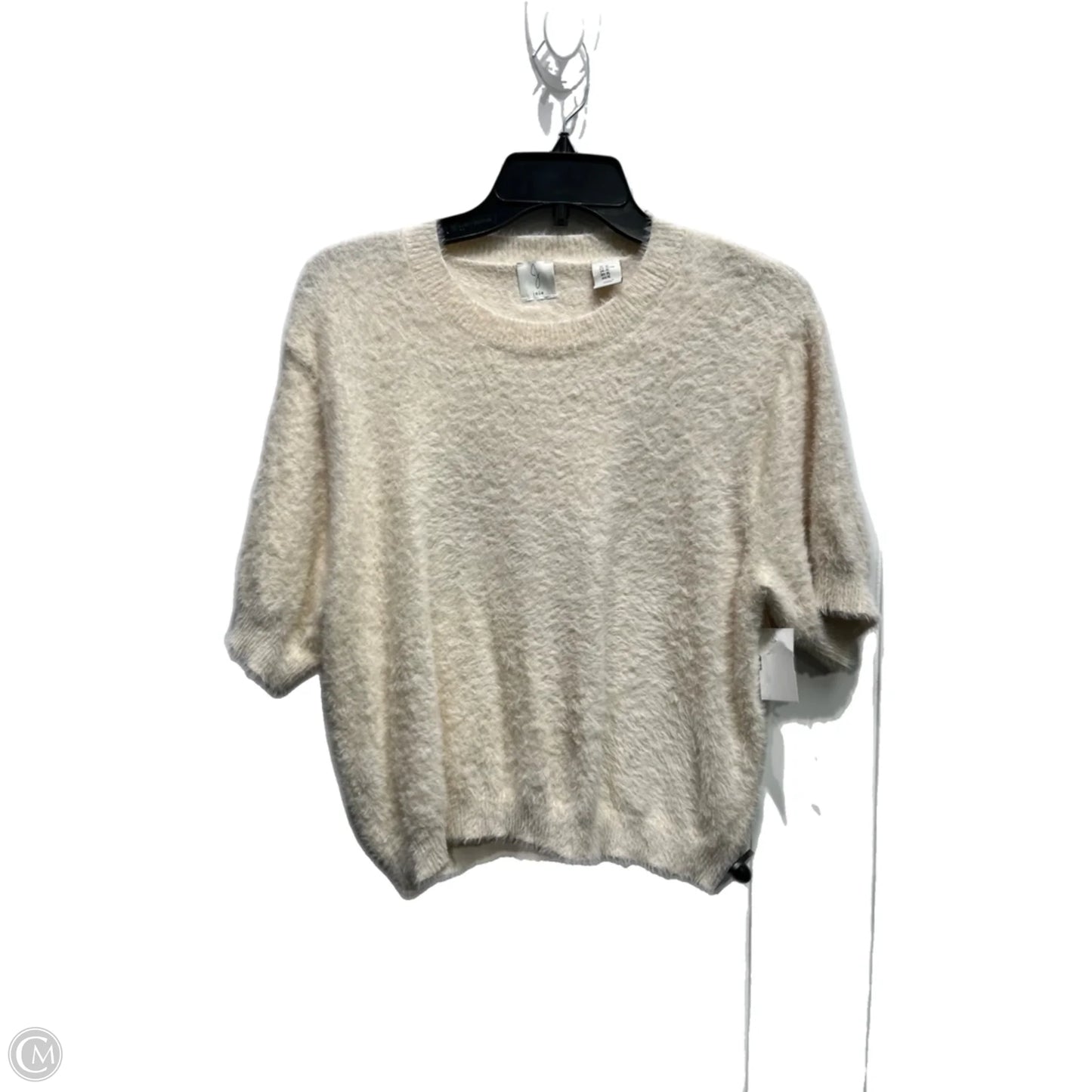 Sweater Short Sleeve By Joie In Cream, Size: Xl