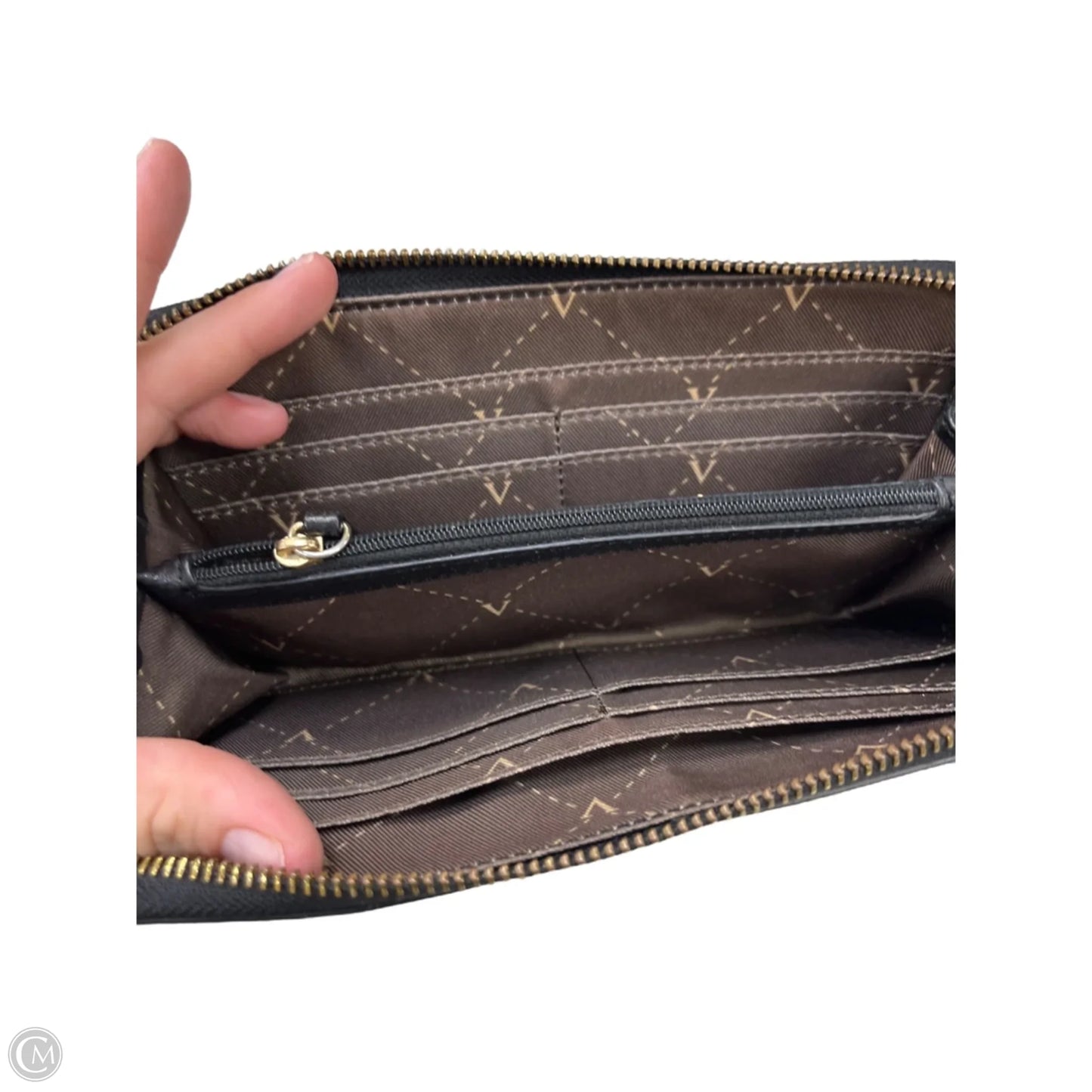 Wallet Leather By Vince Camuto, Size: Large