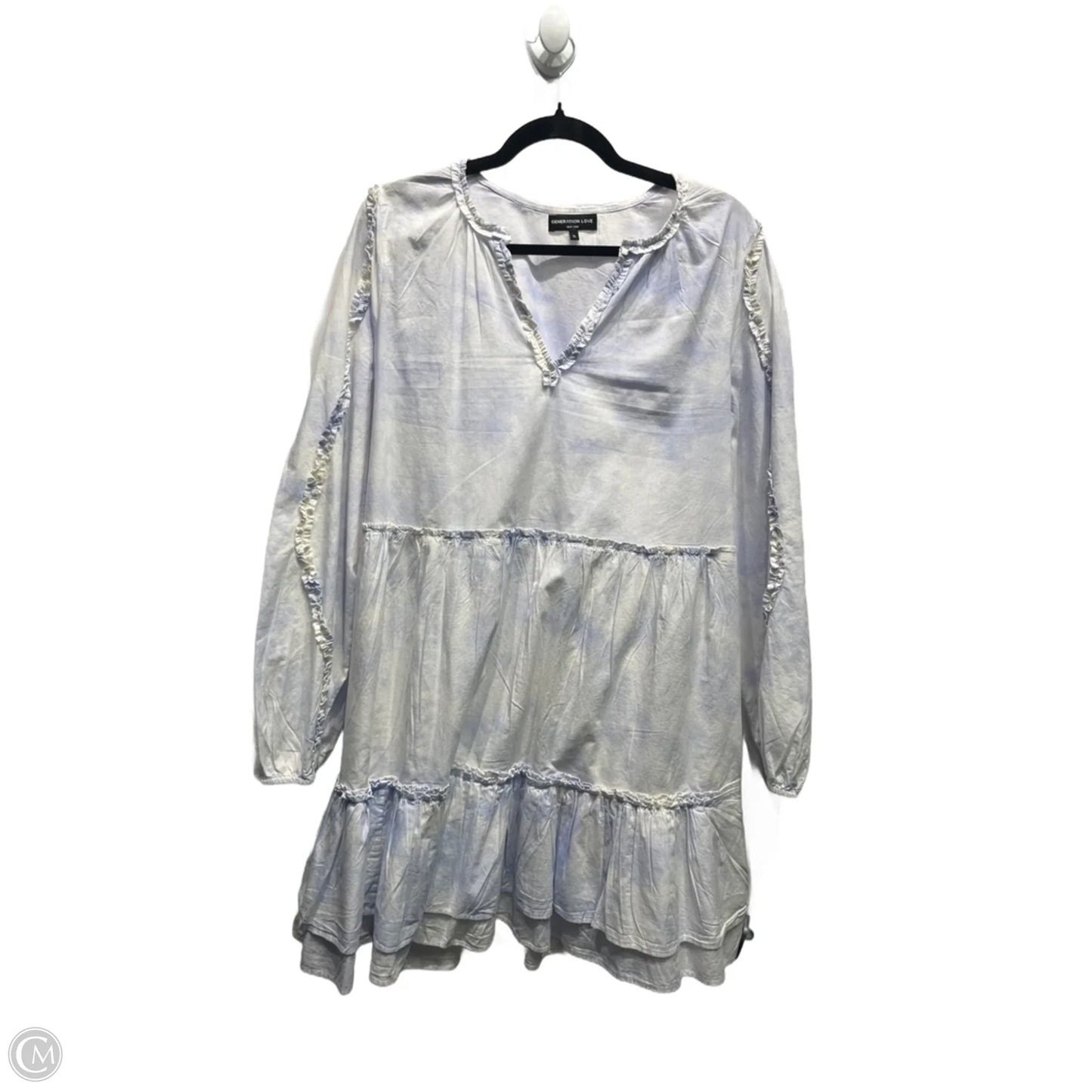 Dress Casual Short By generation love In Blue & White, Size: Xl