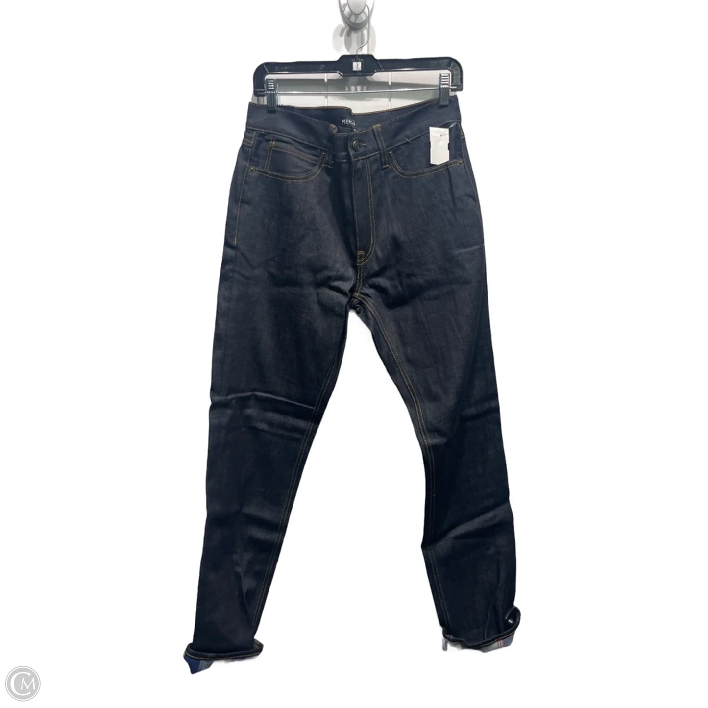 Jeans Straight By J. Crew In Blue Denim, Size: 8