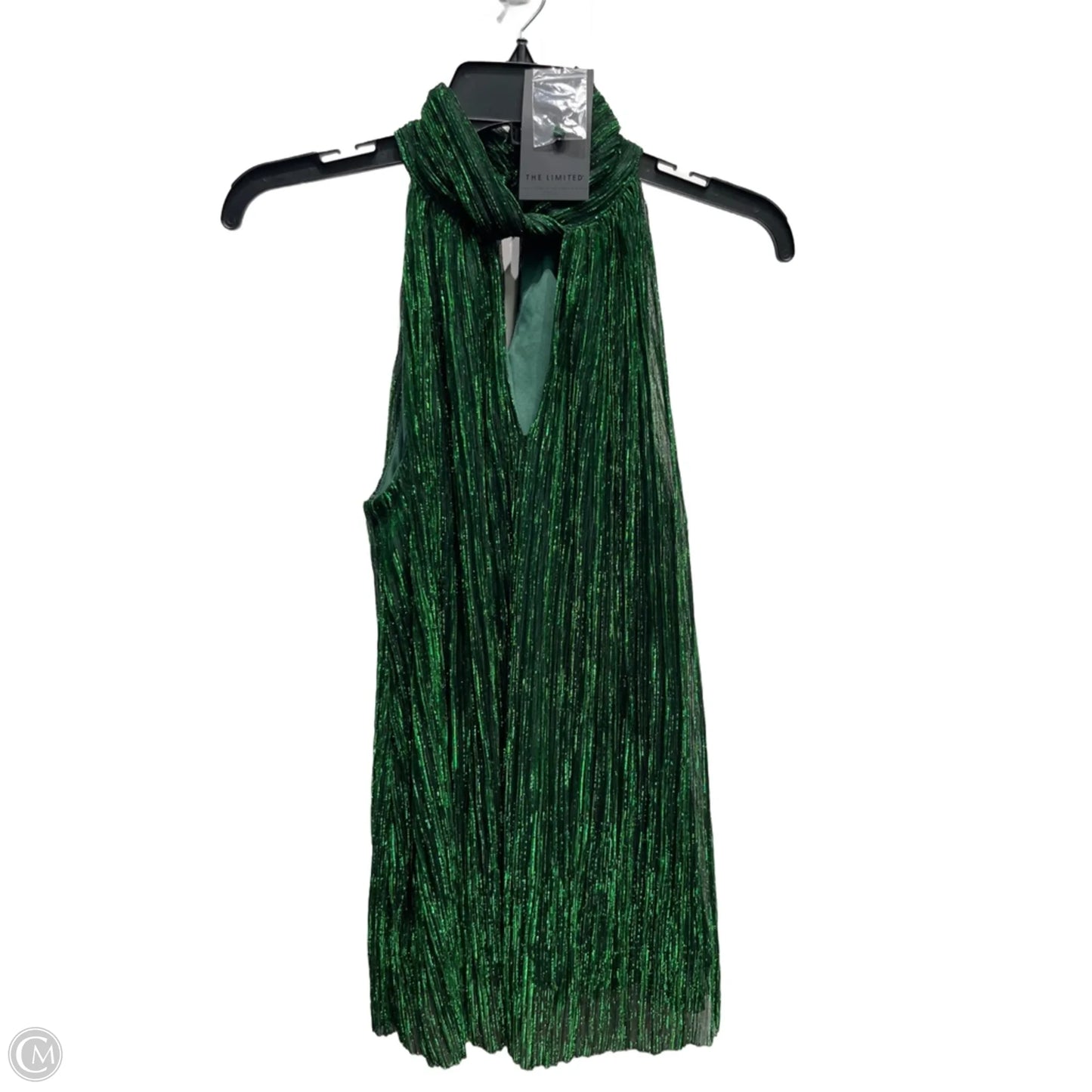 Top Sleeveless By Limited In Green, Size: M