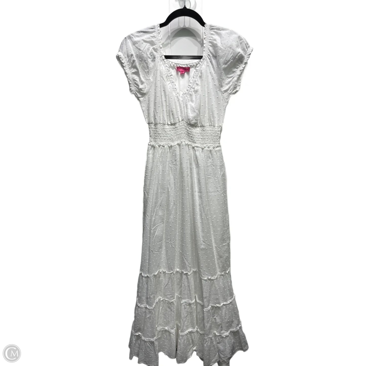 Dress Casual Maxi By Betsey Johnson In White, Size: S