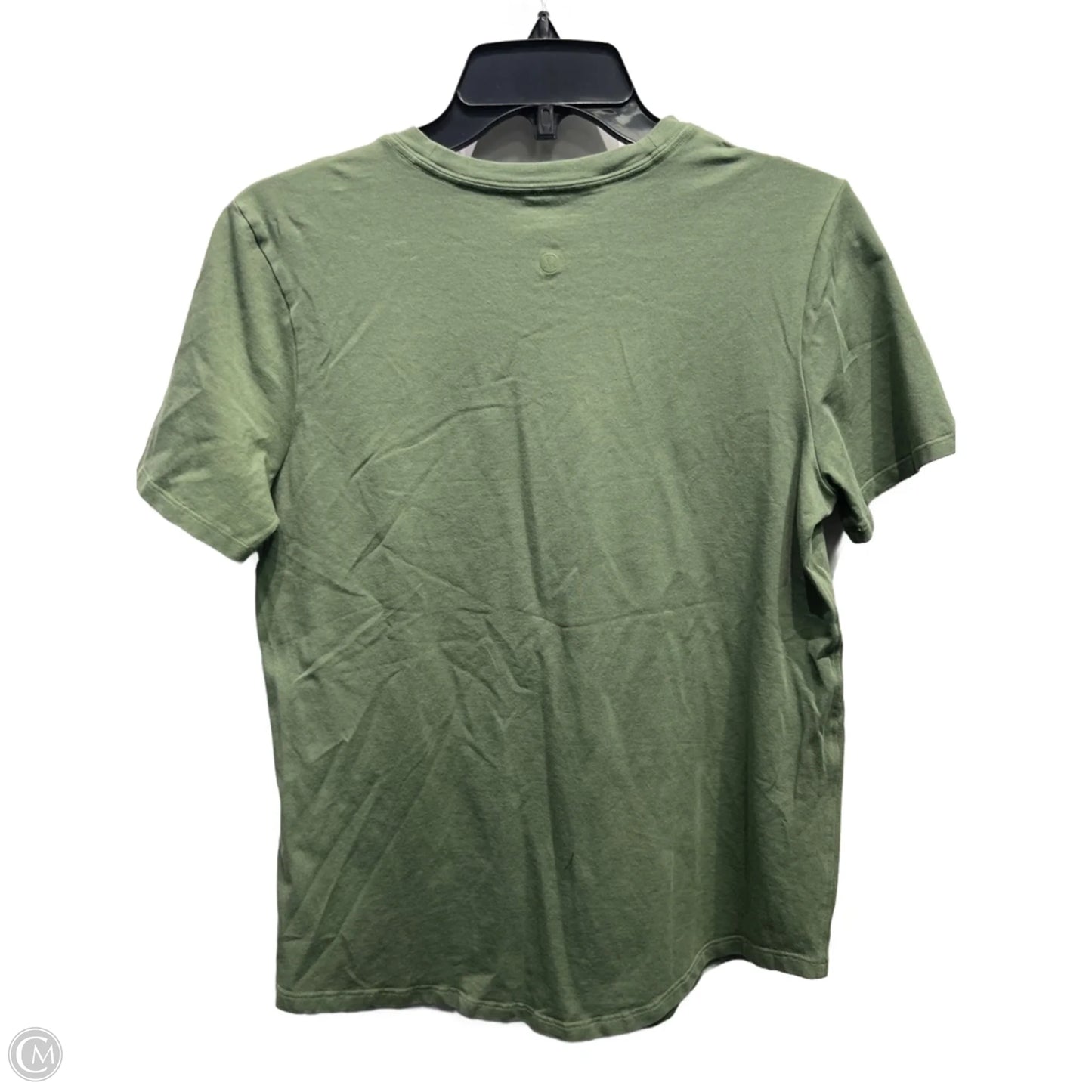 Athletic Top Short Sleeve By Lululemon In Green, Size: M