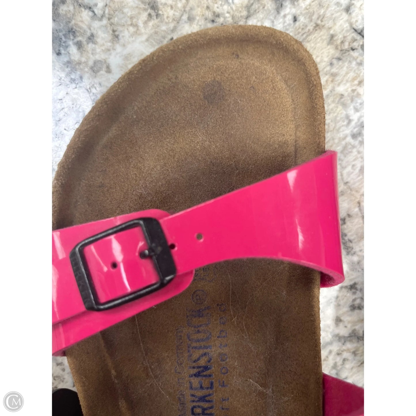 Sandals Flats By Birkenstock In Pink, Size: 6