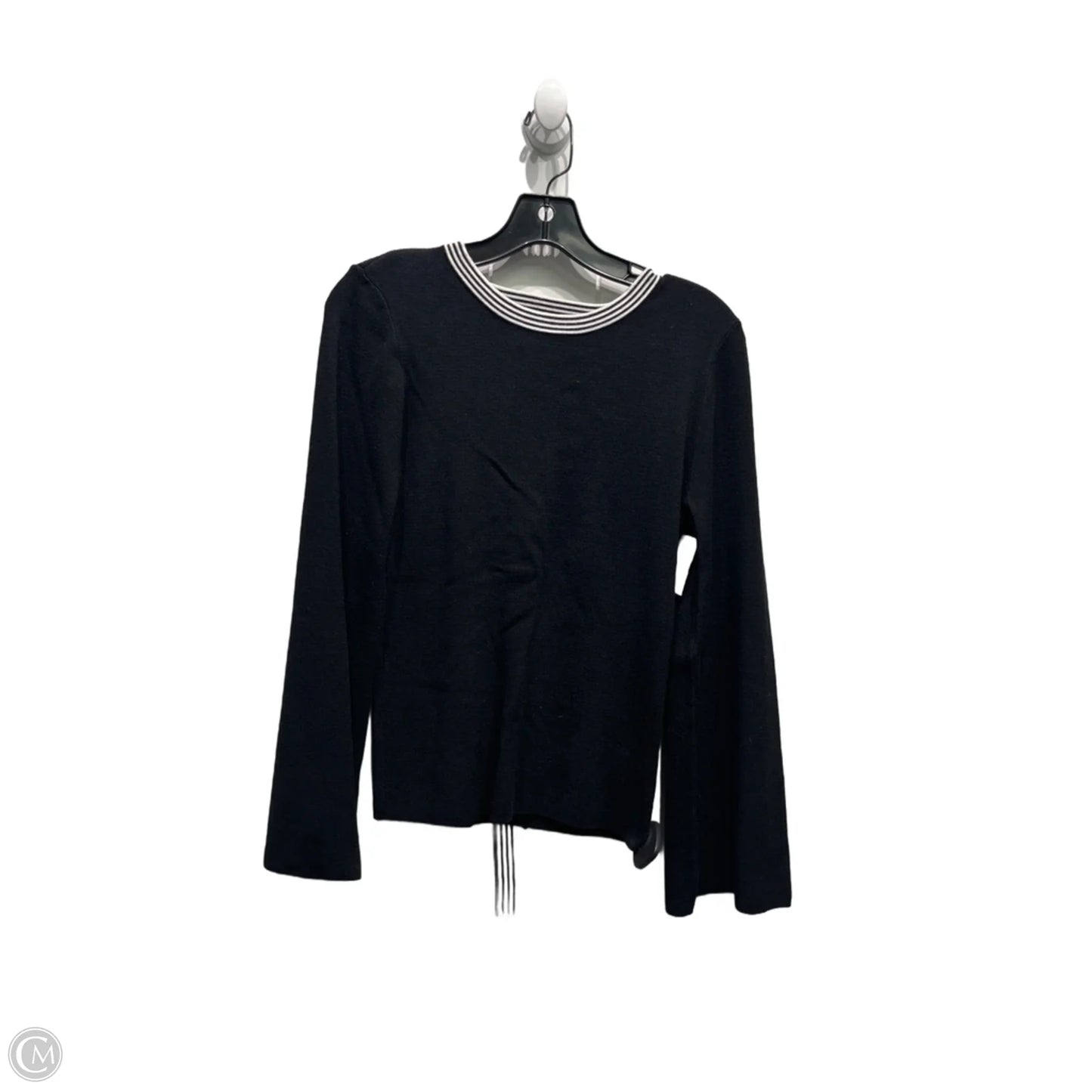 Sweater By OLIVIA WARREN In Black & White, Size: L