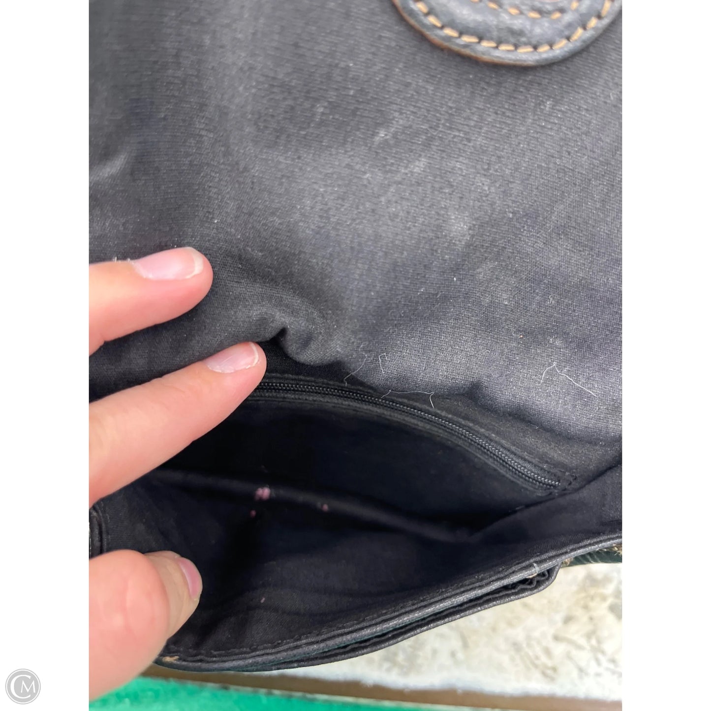 Crossbody Leather By Fossil, Size: Small