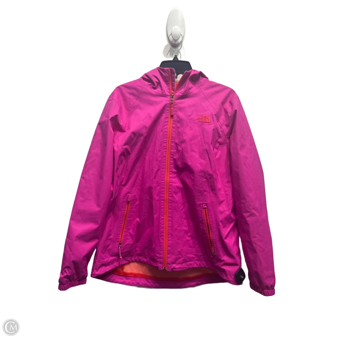 Jacket Windbreaker By The North Face In Pink & Red, Size: Xl