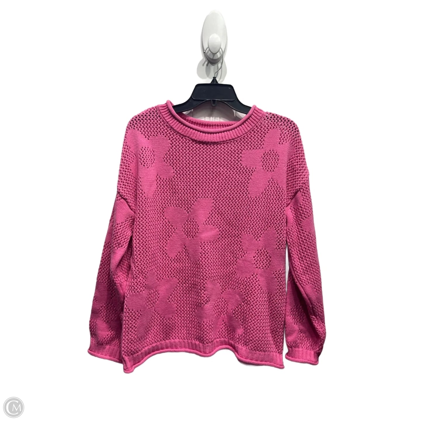 Sweater By NINETY CLOTHING In Pink, Size: M