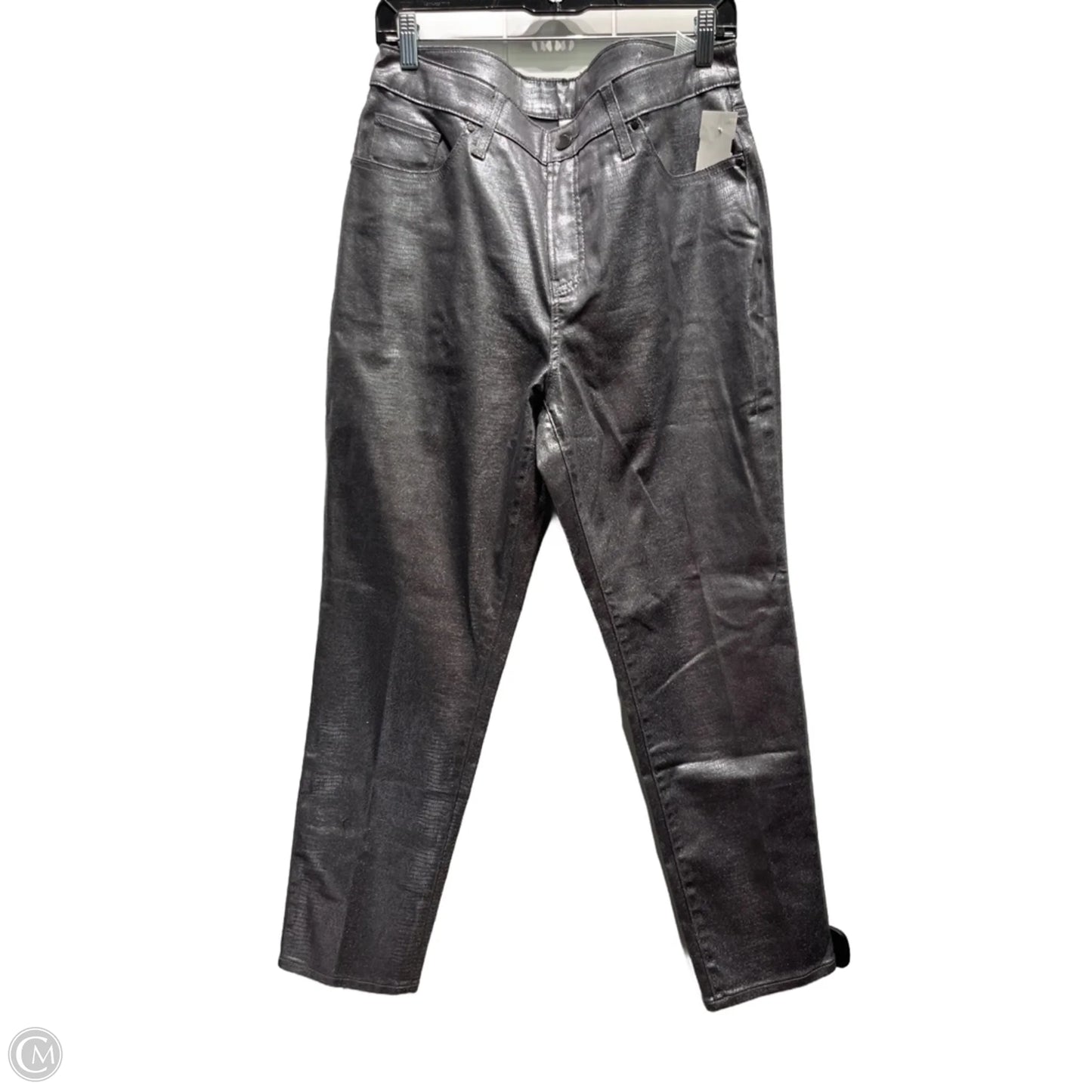 Jeans Skinny By Chicos In Silver, Size: 12