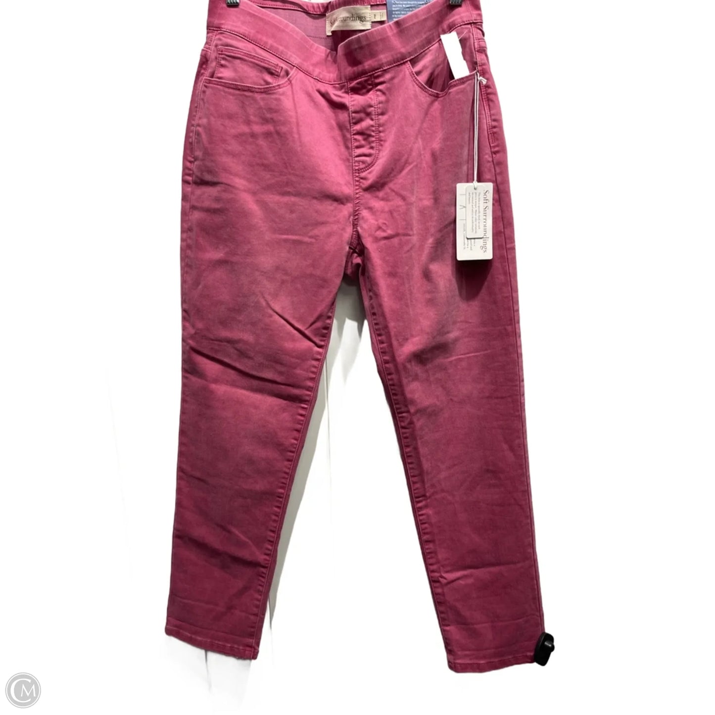 Jeans Skinny By Soft Surroundings In Pink, Size: M