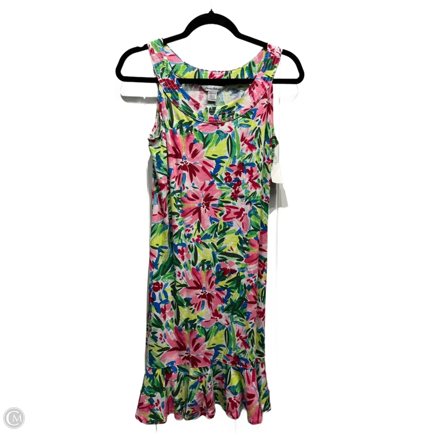 Dress Casual Short By Tommy Bahama In Green & Pink, Size: Xxs