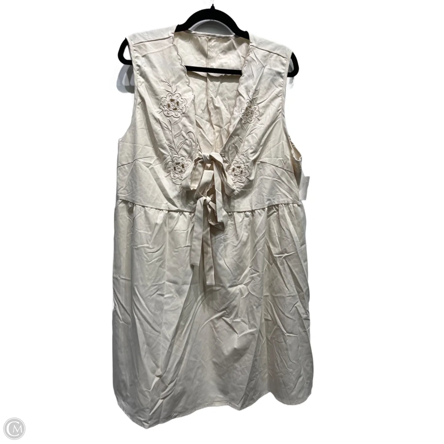 Dress Casual Short By Shein In Cream, Size: 2x