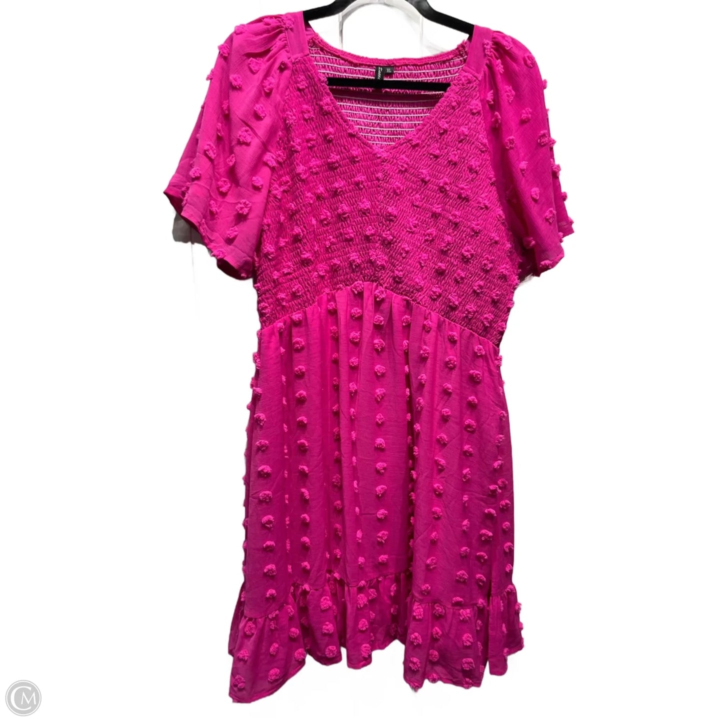Dress Casual Short By Clothes Mentor In Pink, Size: Xl