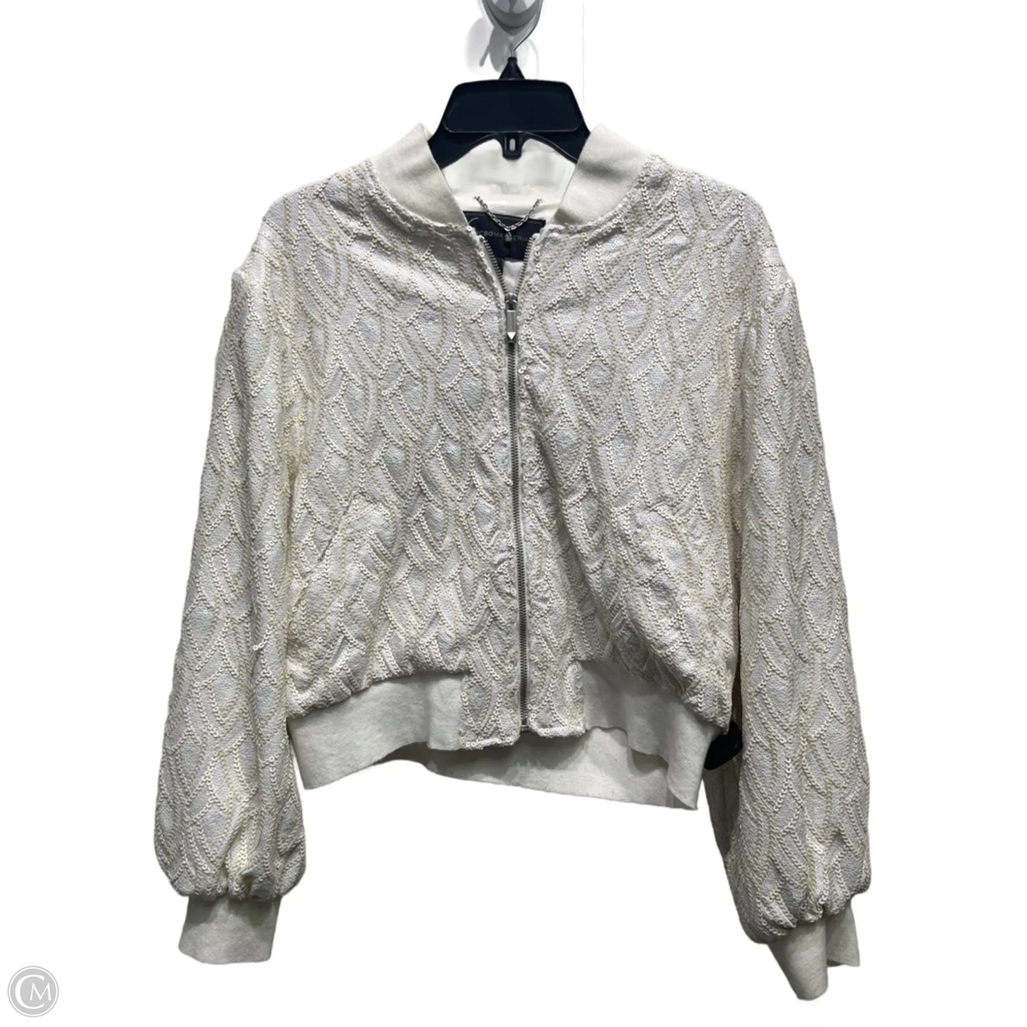 Jacket Other By Bcbgmaxazria In White, Size: S