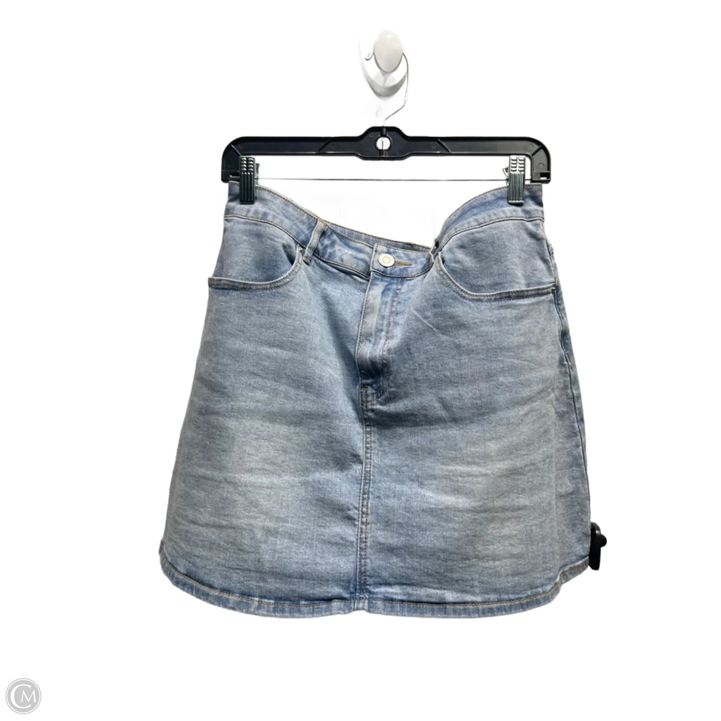 Skirt Mini & Short By 1.state In Blue Denim, Size: M