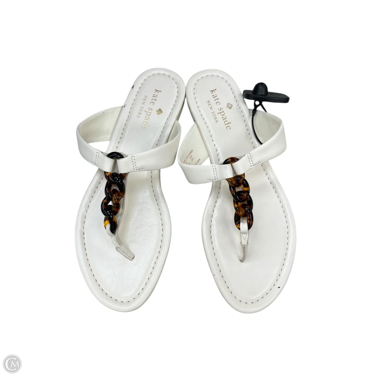 Sandals Designer By Kate Spade In White, Size: 8
