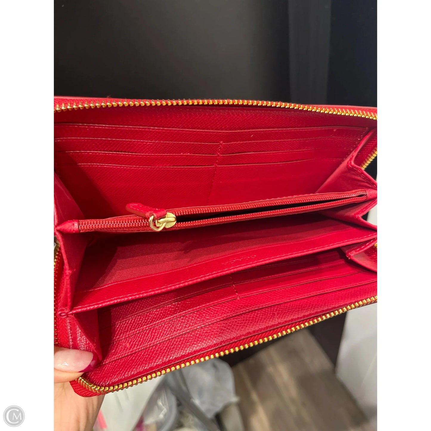 Wallet Designer By Coach, Size: Large