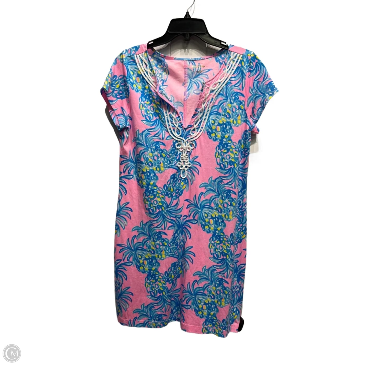 Dress Designer By Lilly Pulitzer In Blue & Pink, Size: L