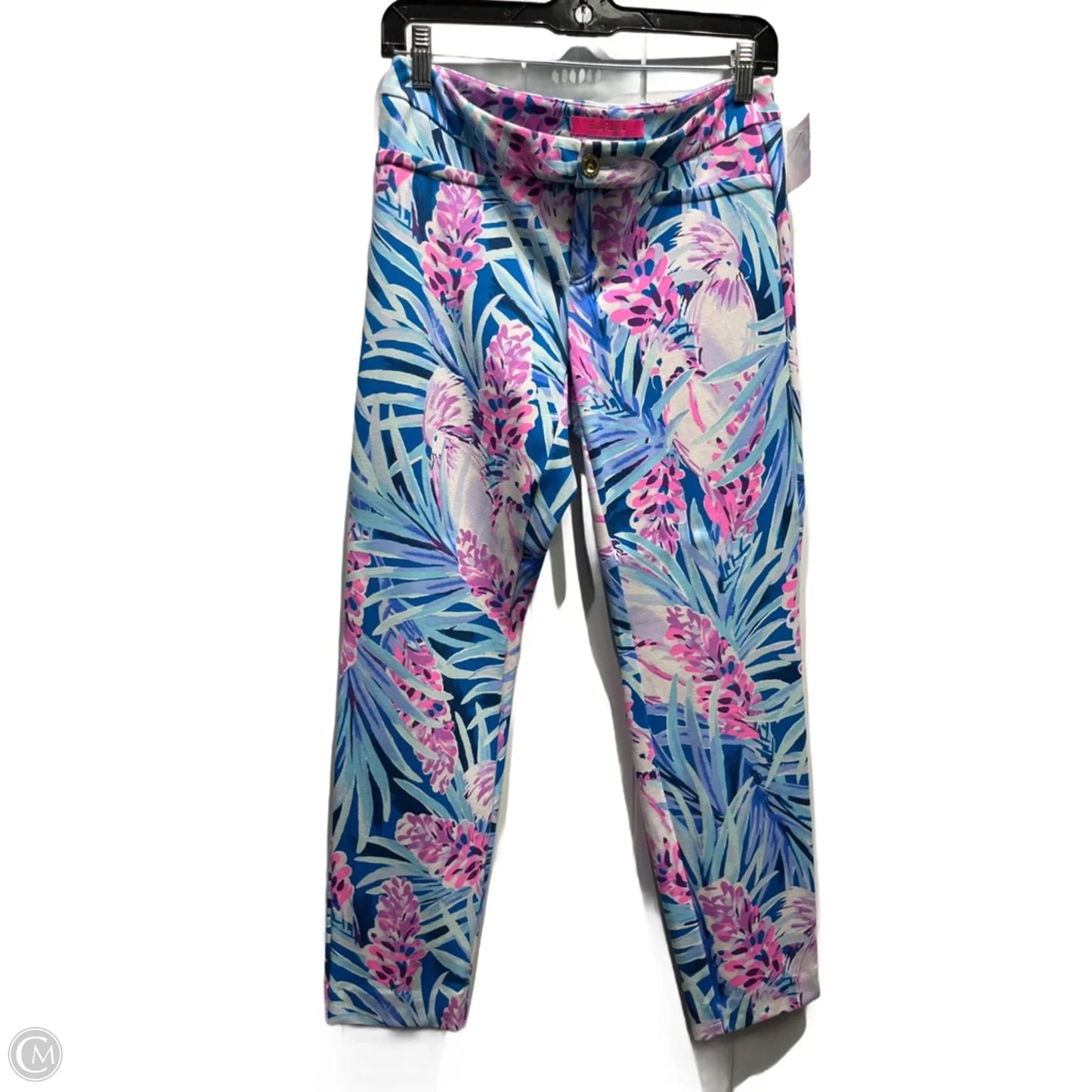Pants Designer By Lilly Pulitzer In Blue & Purple, Size: 6