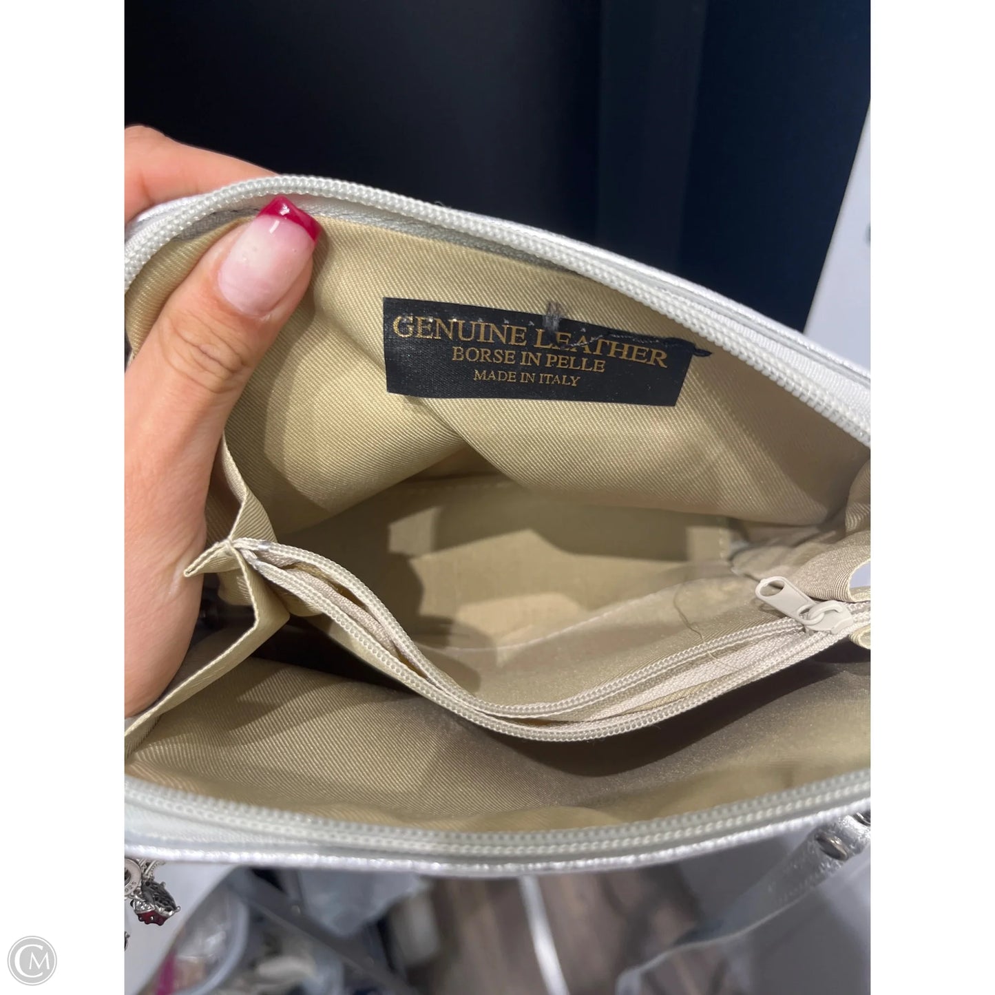 Crossbody Leather By M Made In Italy, Size: Small