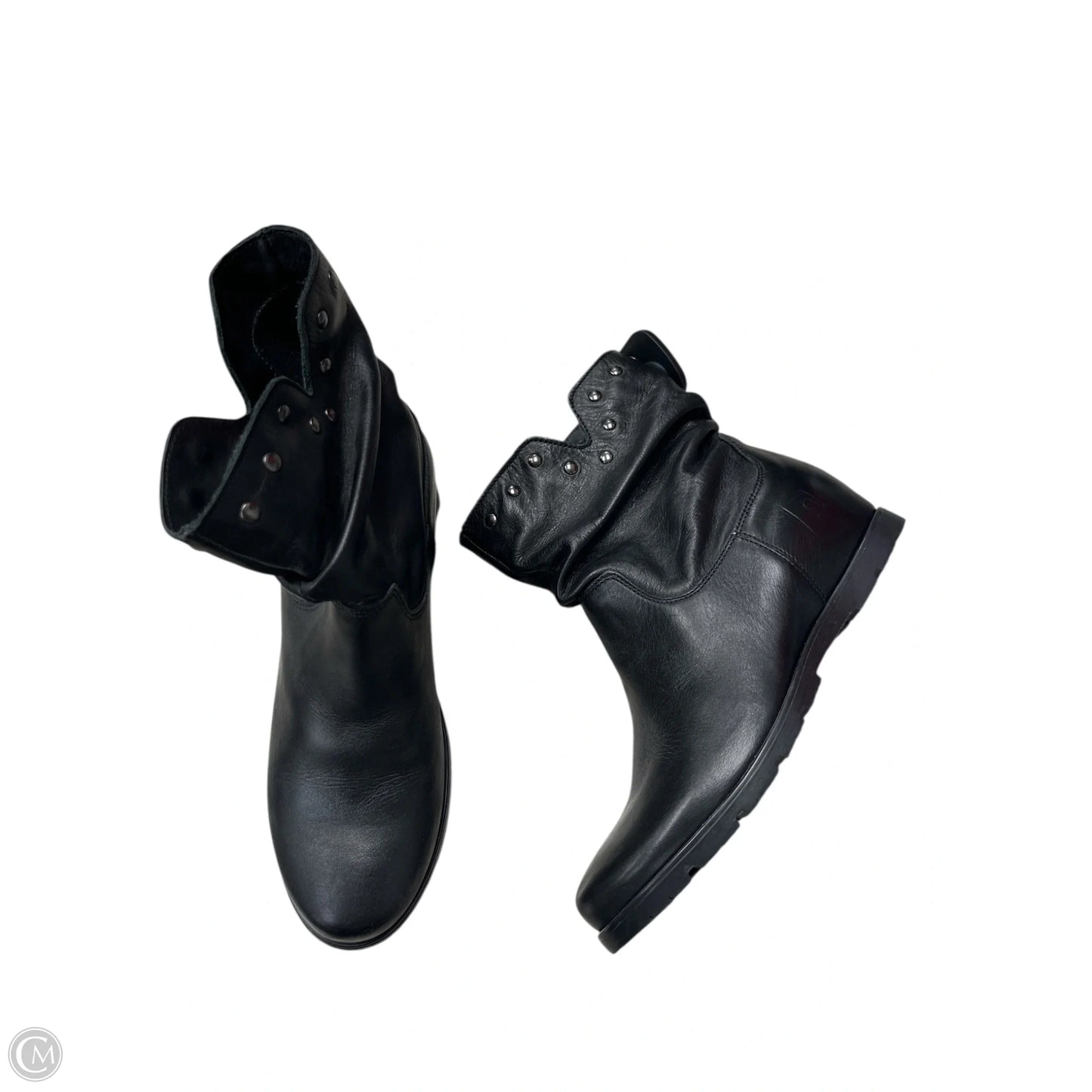 Boots Ankle Flats By AGORA In Black, Size: 7