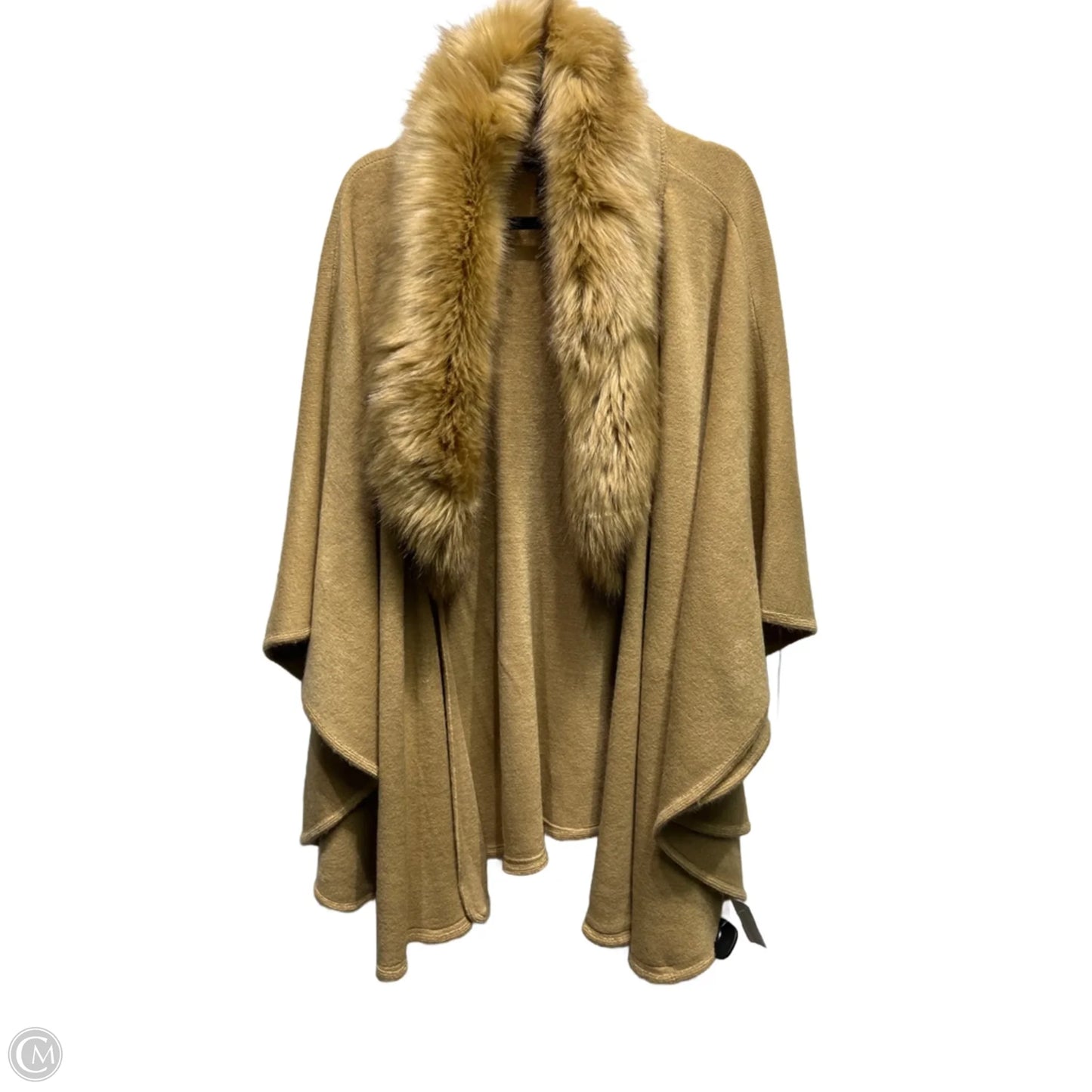 Shawl By Saks Fifth Avenue In Tan, Size: Osfm