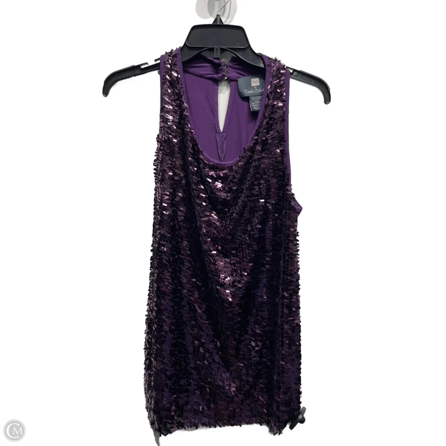 Blouse Sleeveless By DEBBIE SCHUKAT In Purple, Size: S
