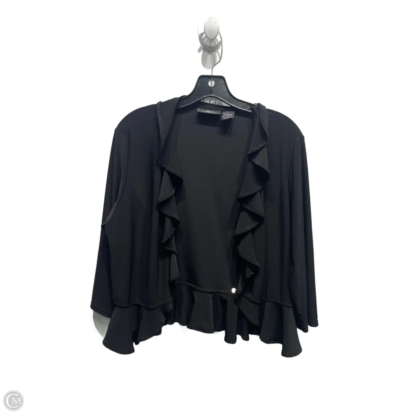 Cardigan By Nina Leonard In Black, Size: L