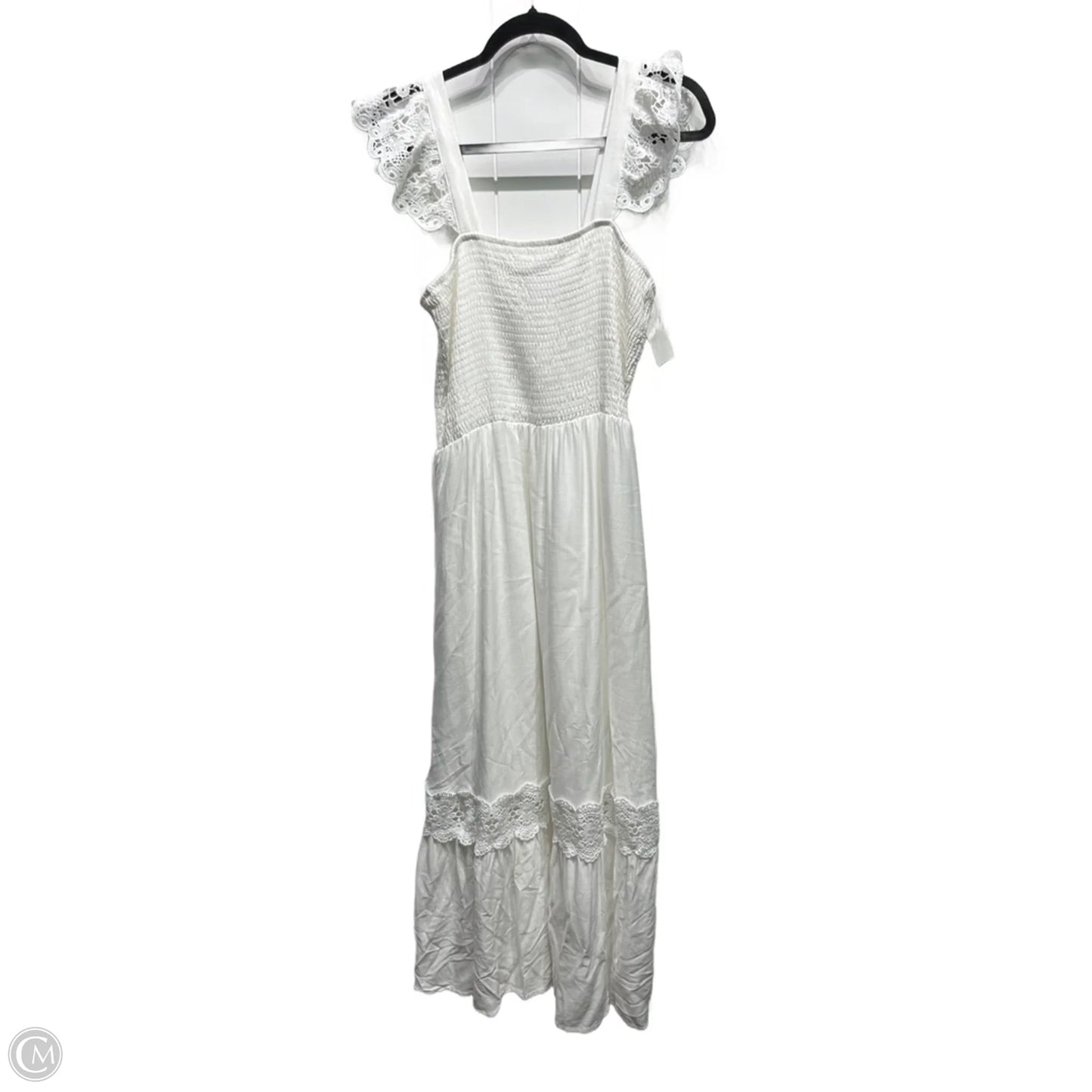 Dress Casual Maxi By Zesica In White, Size: Xl