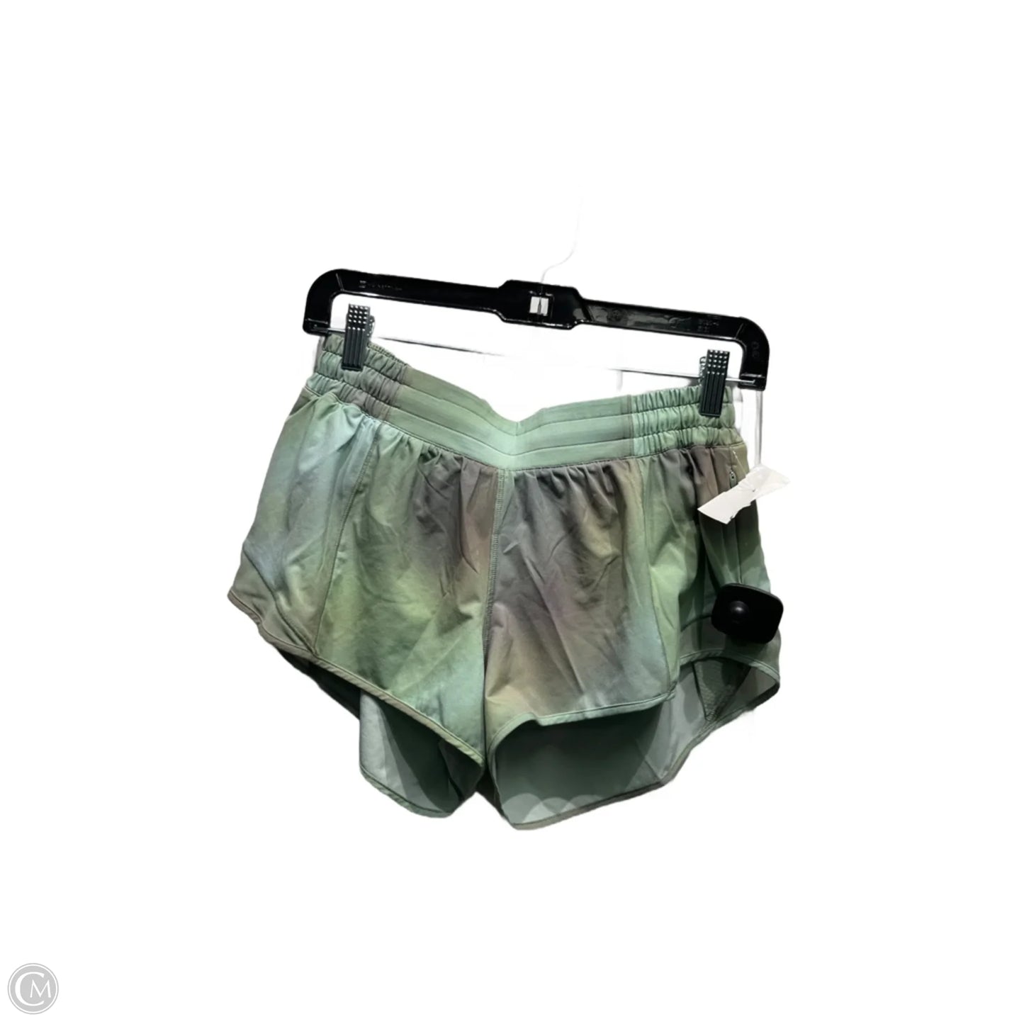 Athletic Shorts By Lululemon In Green, Size: 8