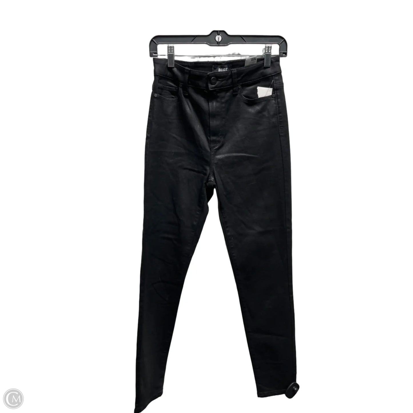 Jeans Skinny By Paige In Black, Size: 4