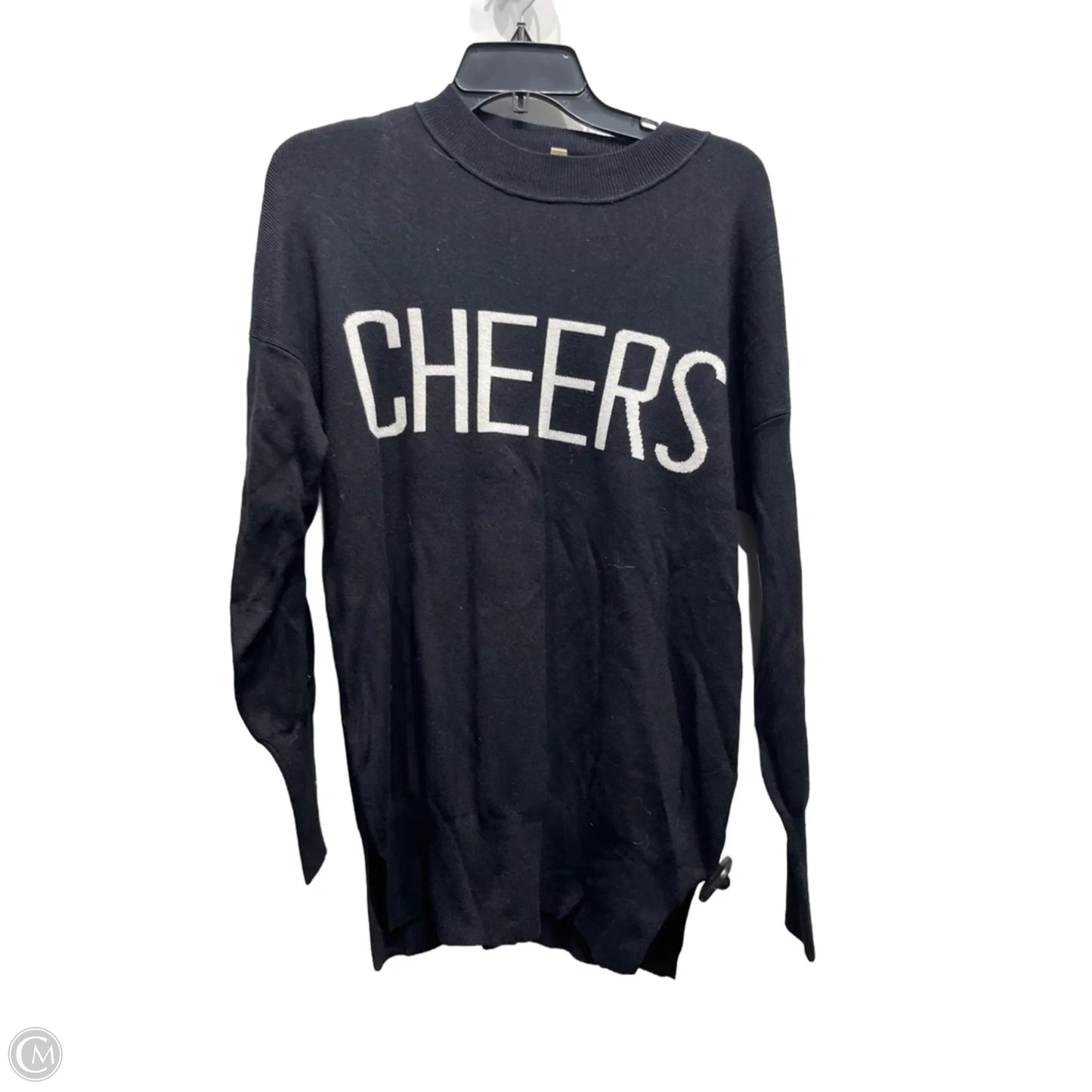 Sweater By Hem & Thread In Black & White, Size: S