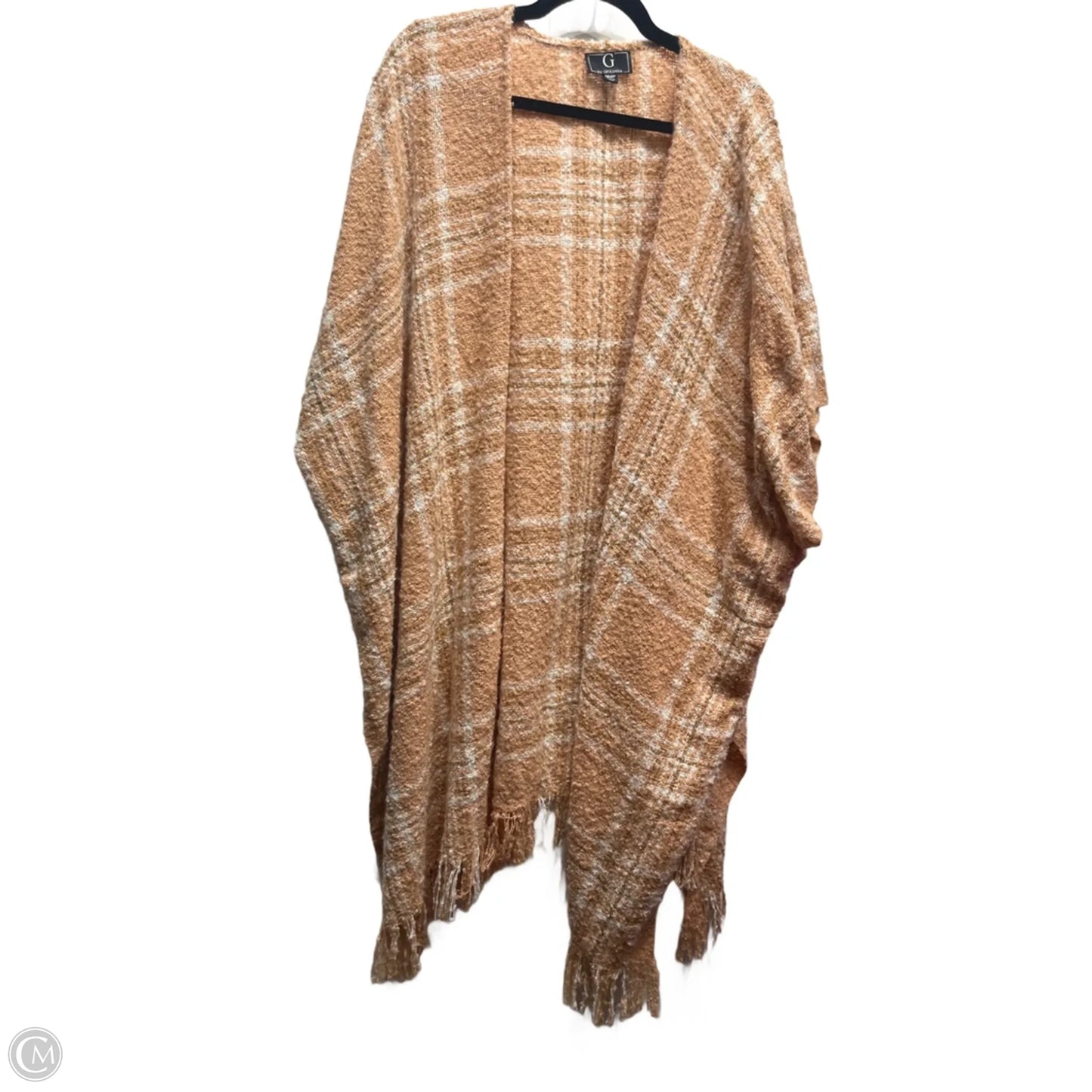 Shawl By G By Giuliana In Peach, Size: Osfm