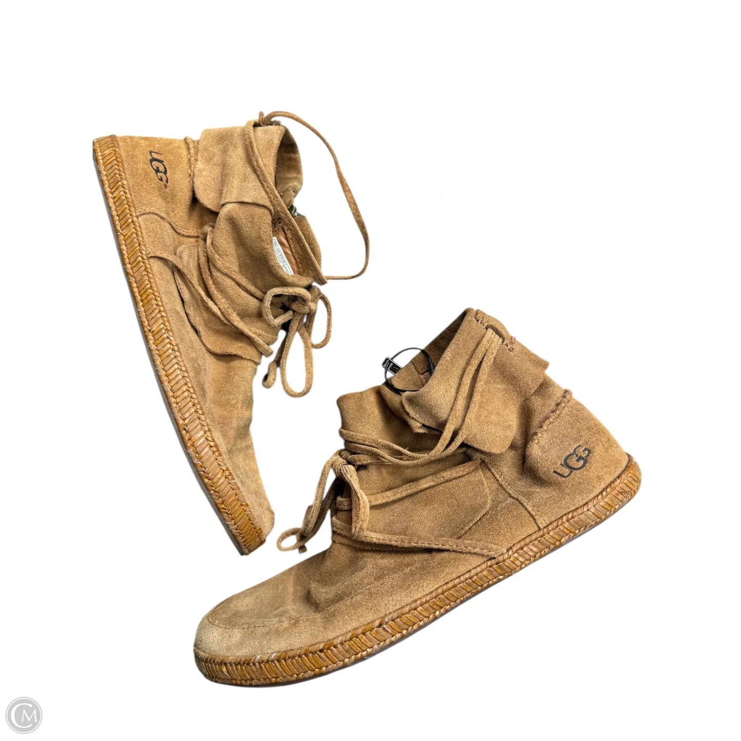 Boots Designer By Ugg In Tan, Size: 9.5