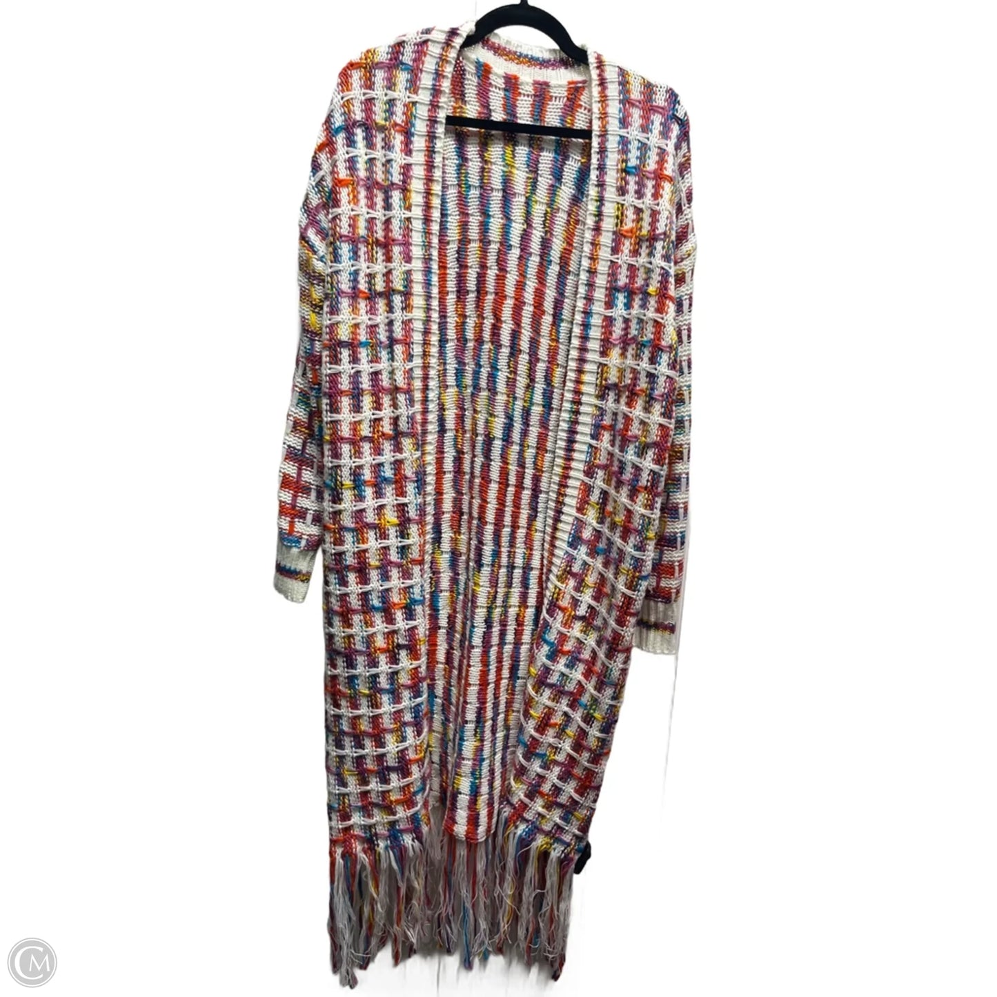 Sweater Cardigan By Amazon Essentials In Purple & Red, Size: Xl