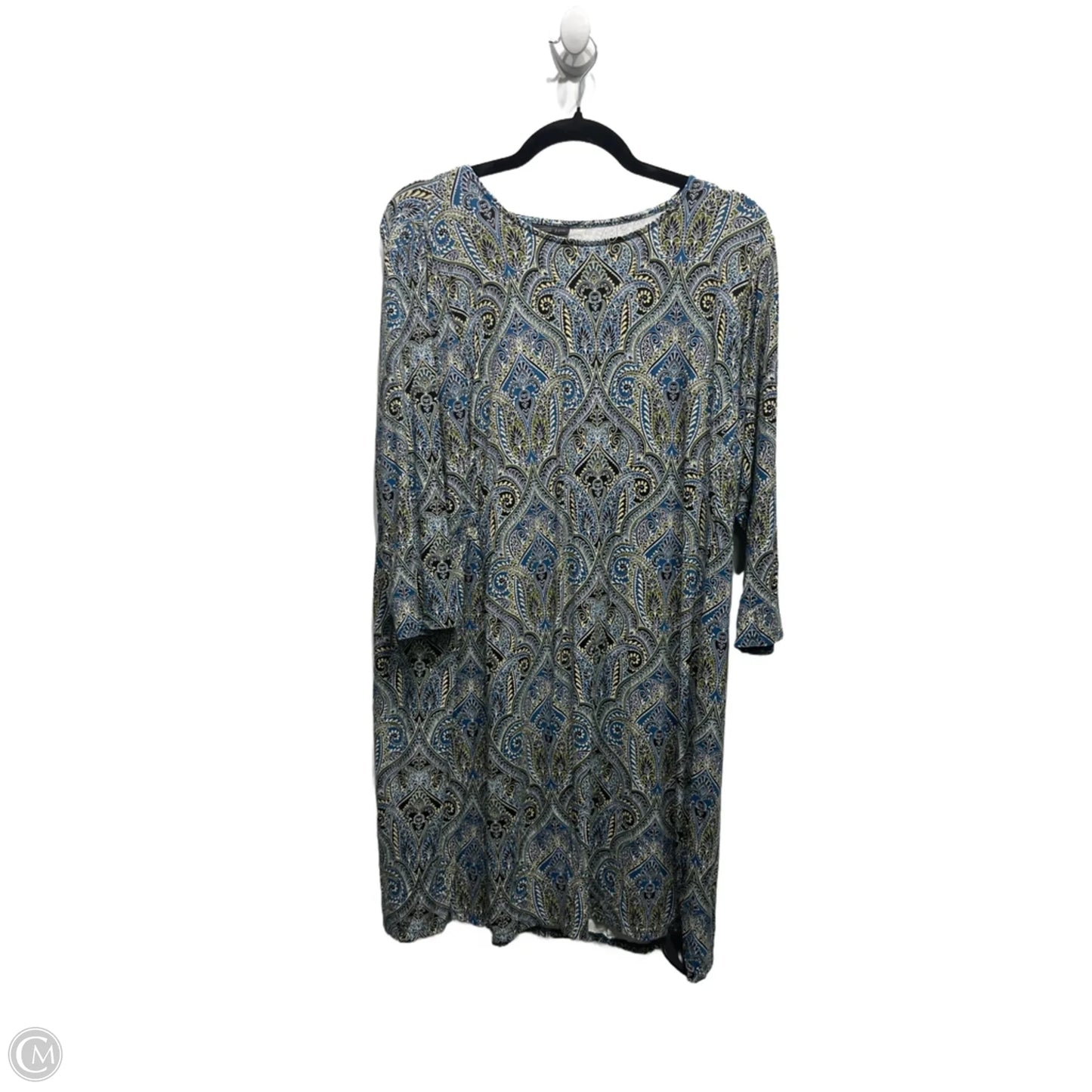 Dress Casual Short By J. Jill In Black & Blue, Size: Xl