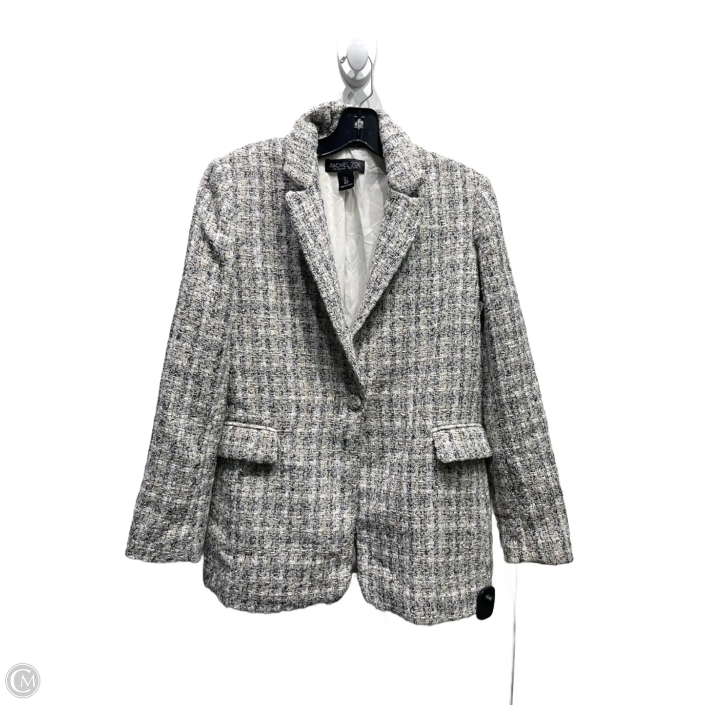 Blazer By Rachel Zoe In Blue & Cream, Size: 2