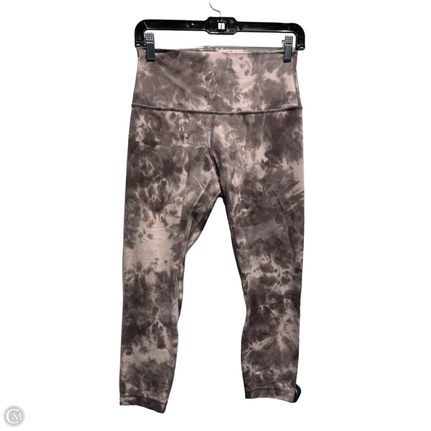 Athletic Capris By Lululemon In Taupe, Size: 8