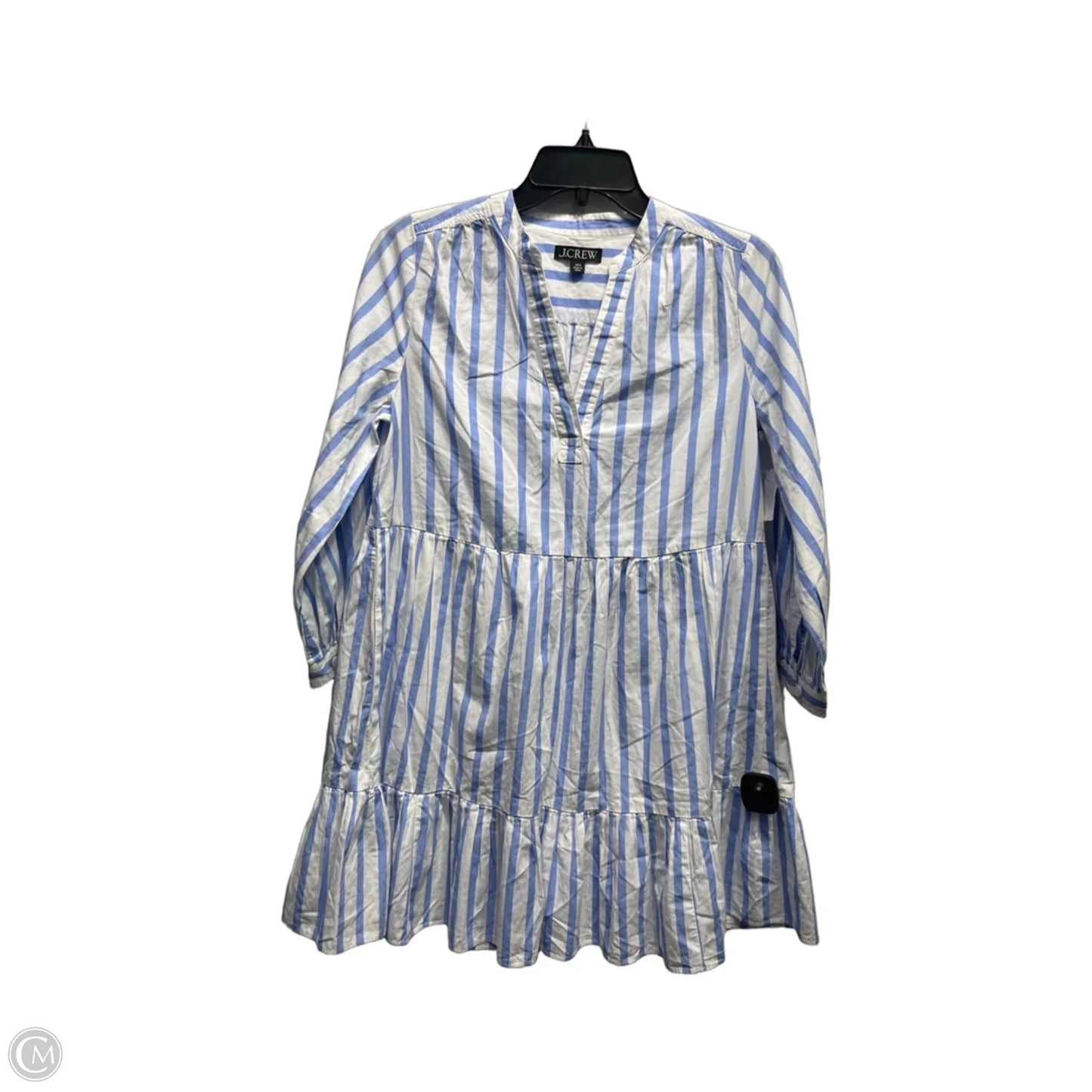 Dress Work By J. Crew In Blue & White, Size: Xxs