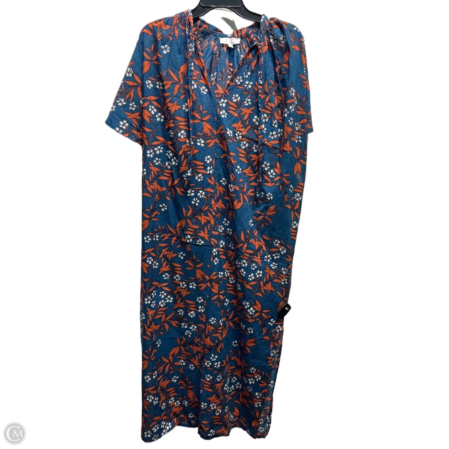 Swimwear Cover-up By Cmc In Blue & Orange, Size: S
