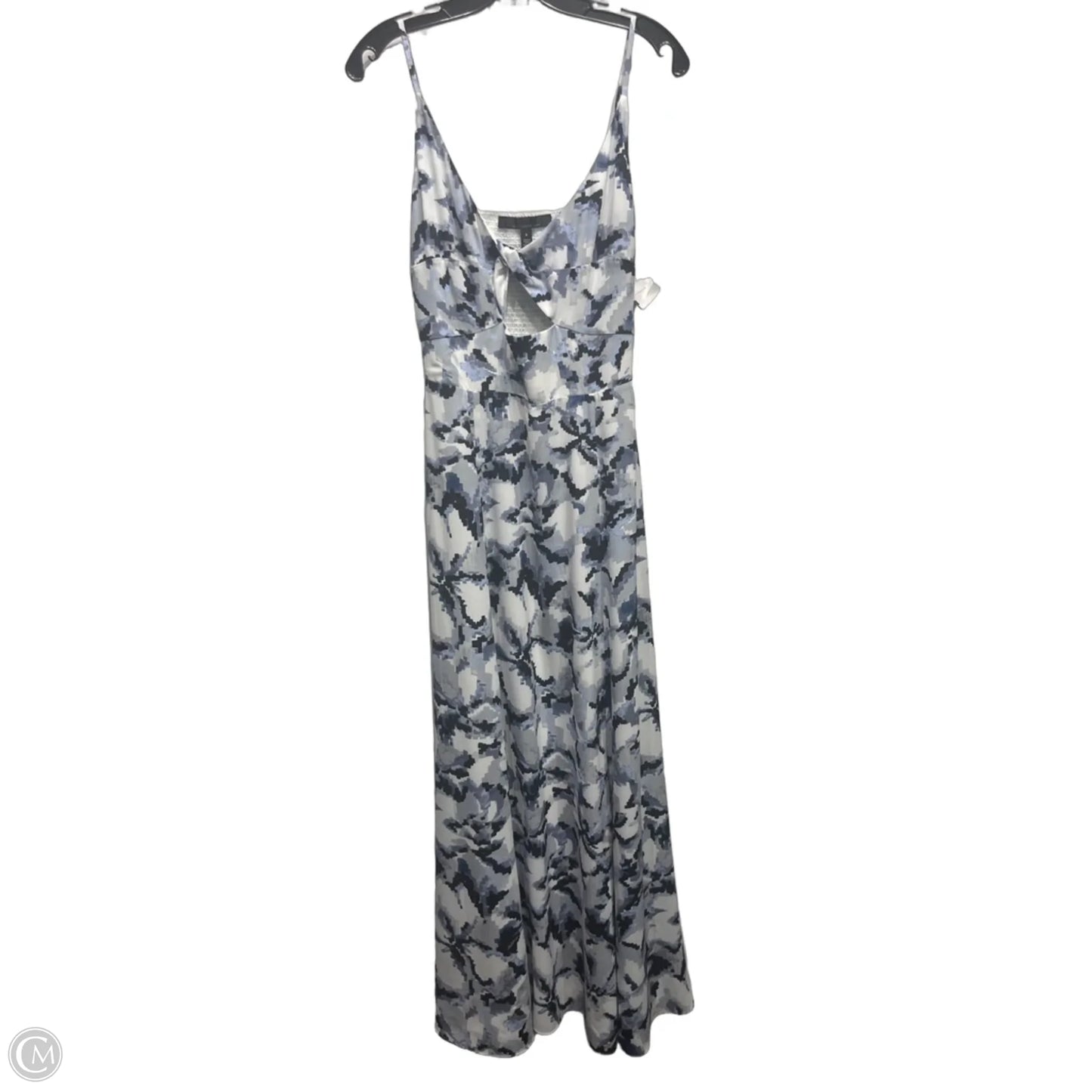 Dress Casual Maxi By White House Black Market In Blue & White, Size: 6